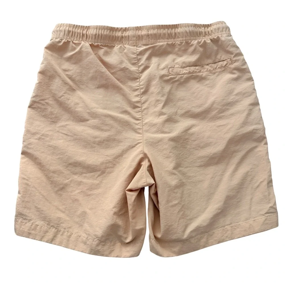 Playboy Swim Trunks Mens Small Peach PacSun Bunny Logo Nylon Board Shorts